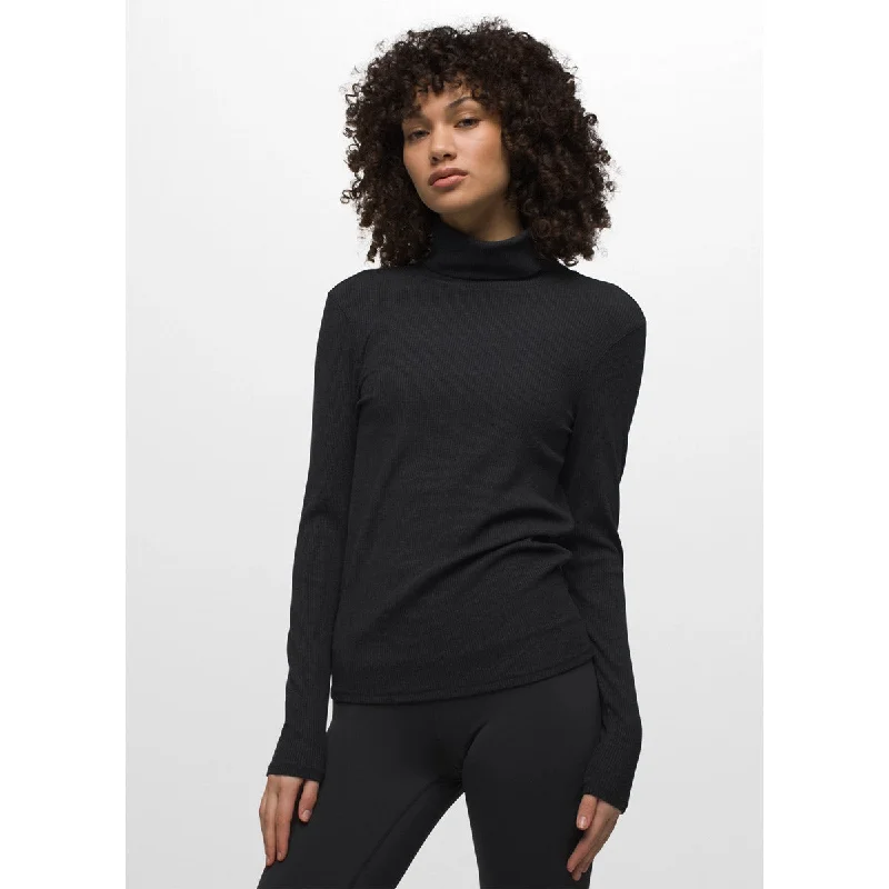  Sophisticated StyleWomen's Foundation Rib Turtleneck Sophisticated Style