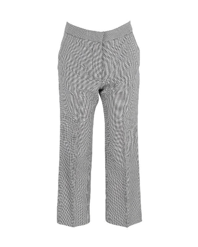  Online Clothing BoutiquesStella McCartney Houndstooth Checked Trousers in Multicolor Wool Online Clothing Boutiques