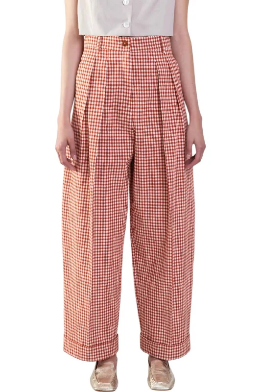  Affordable Women's OutfitPleated Trouser Pants In Cotto Affordable Women's Outfit