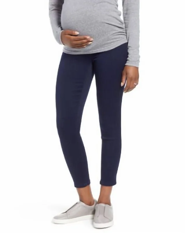  Women's Evening Wear AttireButter Ankle Maternity Pull On Leggings Jeans In Blue Women's Evening Wear Attire