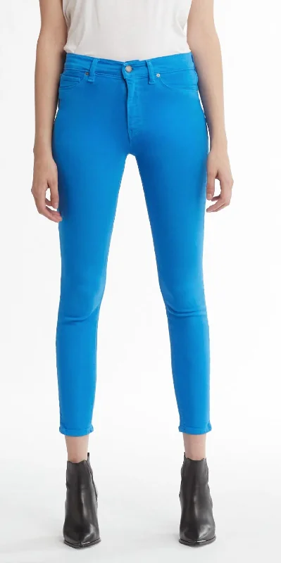  Modern Women's ApparelBarbara High Rise Skinny Jean In Cobalt Modern Women's Apparel