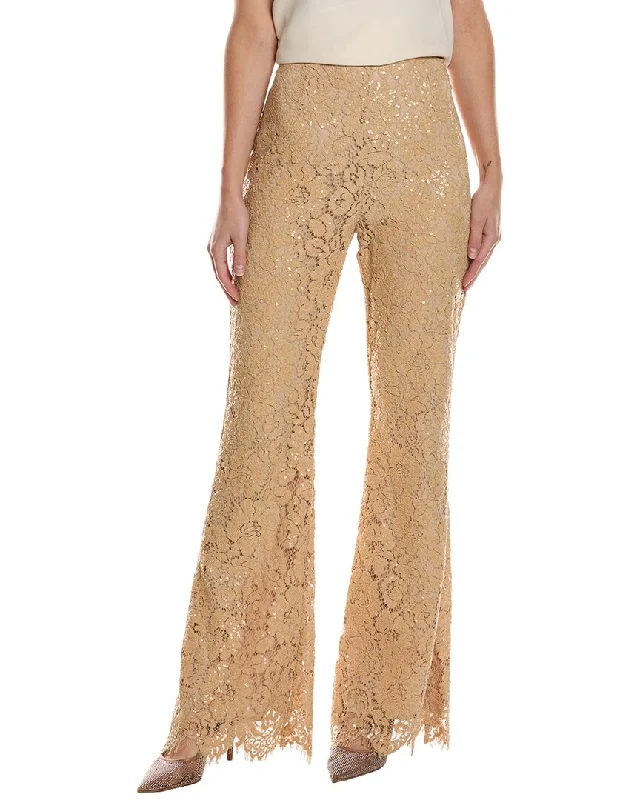  Discount StoreMichael Kors Floral Lace Paillette Flare Pant Discount Store