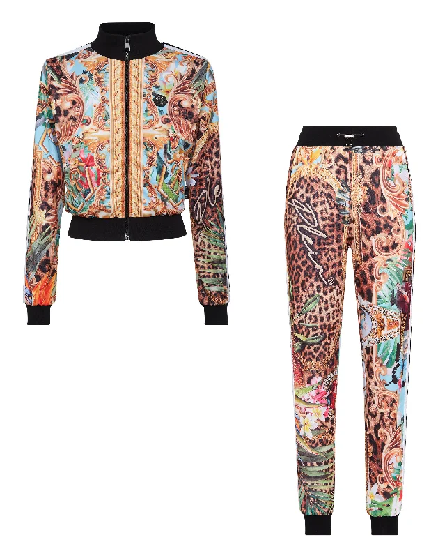  Women's Evening OutfitTracksuit Top/Trousers Baroque Flowers Women's Evening Outfit