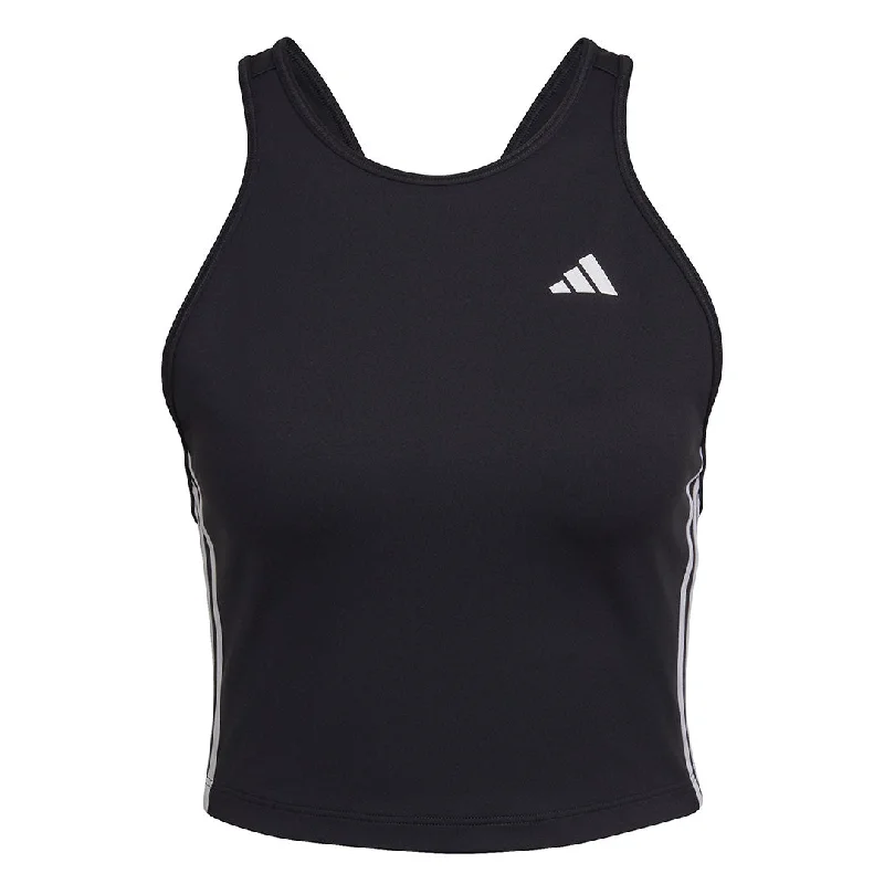  Casual Chic Clothing For Womenadidas - Women's AEROREADY Made For Training 3-Stripes Crop Tank Top (HN1049) Casual Chic Clothing For Women