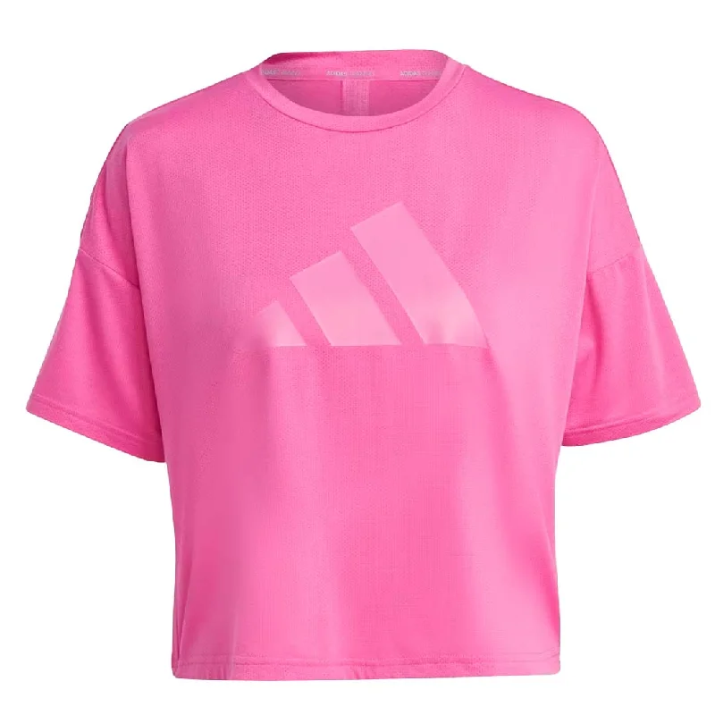  Women's Outdoor Attireadidas - Women's Train Icon 3 Bar Logo T-Shirt (HS2345) Women's Outdoor Attire