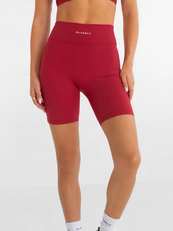  Stylish Women's GarmentsUltimate Cycling Shorts - Cherry Red Stylish Women's Garments