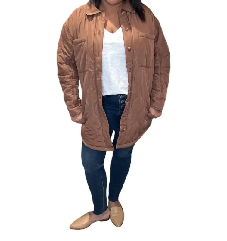  Women's Clothing SaleMorrison Quilted Jacket In Toffee Women's Clothing Sale